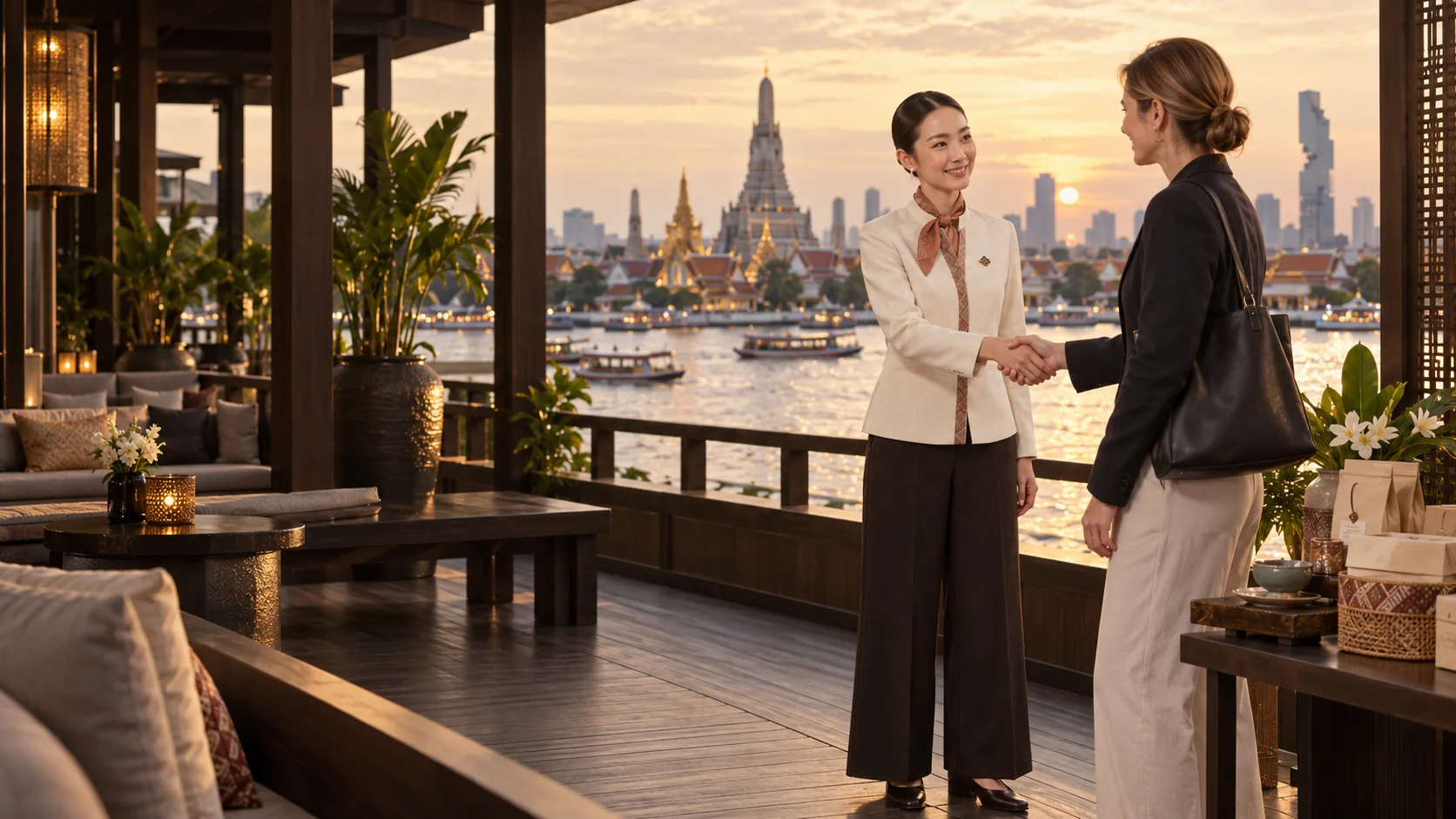 ภาพประกอบบรรยากาศการเจรจาธุรกิจ SĀN CONNECT