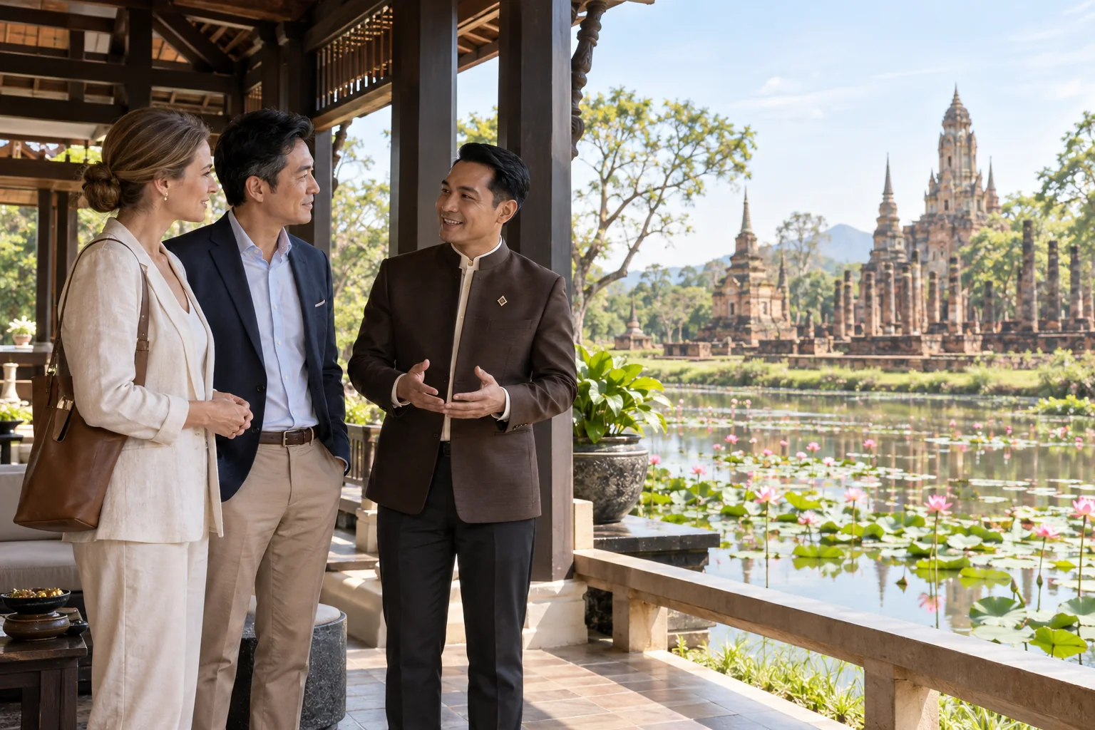 ภาพจำลองการต้อนรับและบริการมูลค่าสูงในสุโขทัย